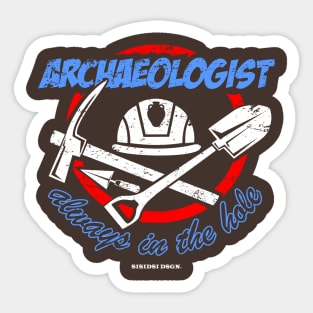 Archaeologist Sticker